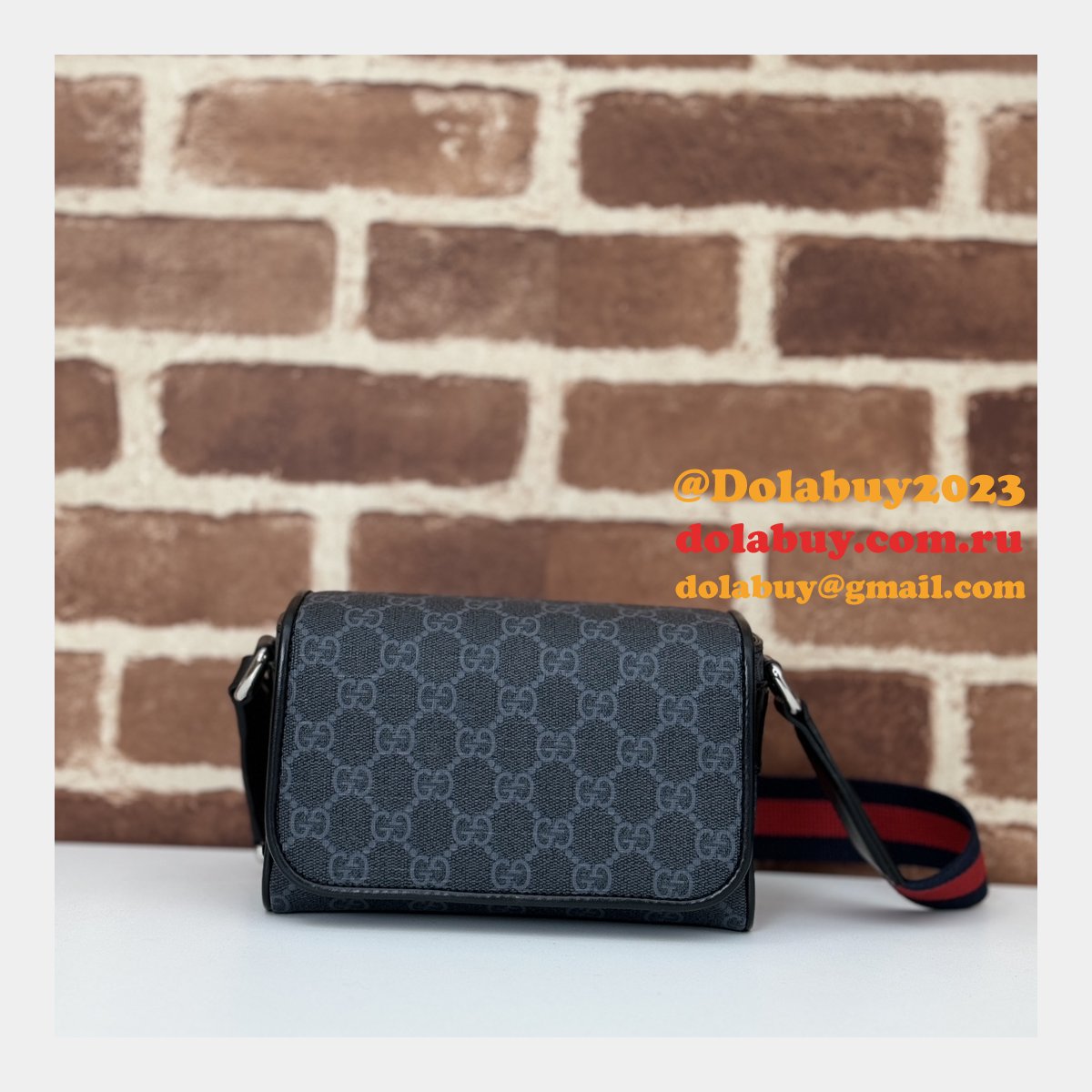 high quality replicas gg super G*u*i 791741 perfect men bag