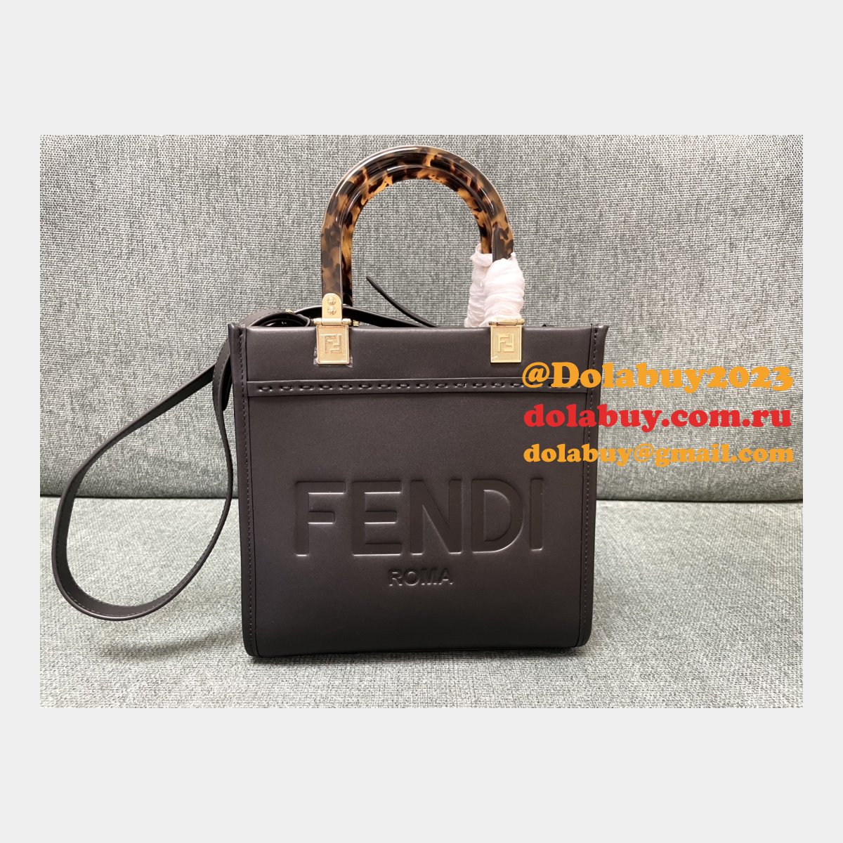 replica top quality F**di tote sunshine mini handbag