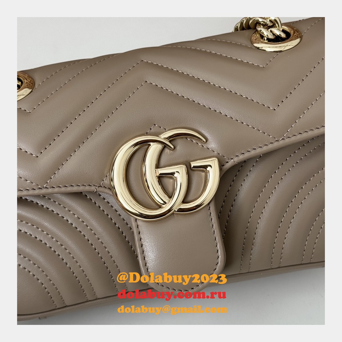 crossbody gg marmont G*u*i 446744 copy matelassé bag