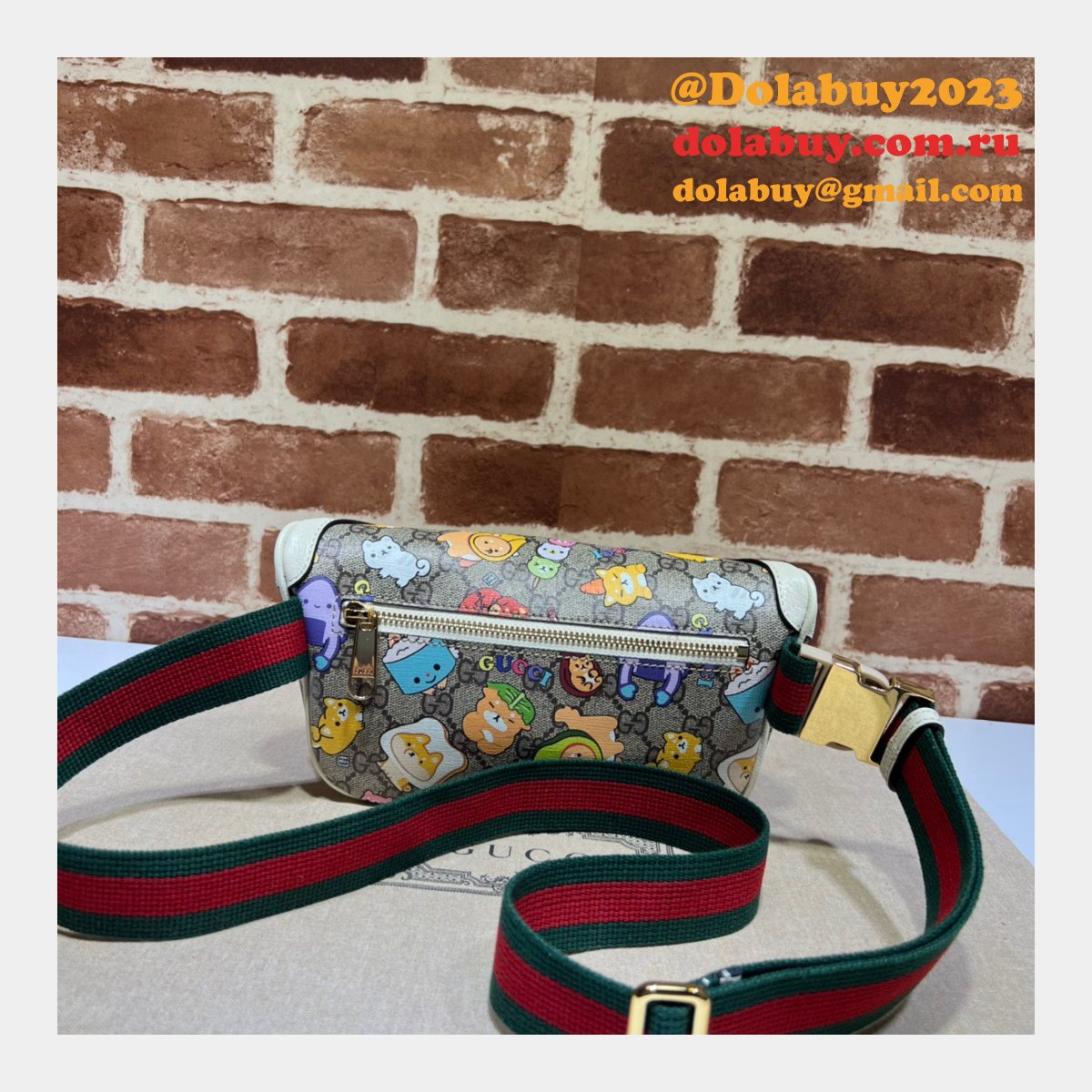 G*u*i replica 682933 animal print belt perfect bag