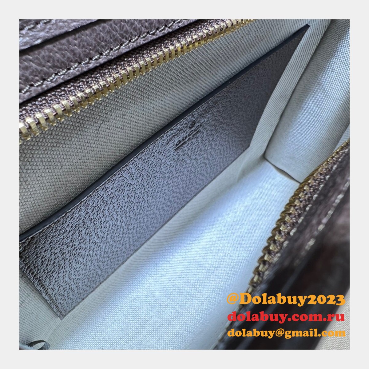G*u*i replica 699318 clutches jumbo gg pouch camel ebony gg canvas