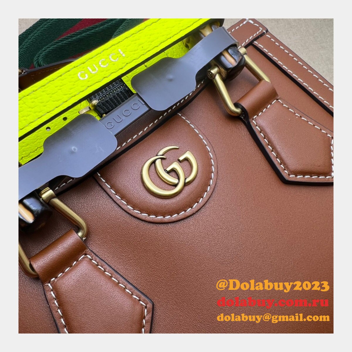luxury cheap replica G*u*i diana 702732 tote bag