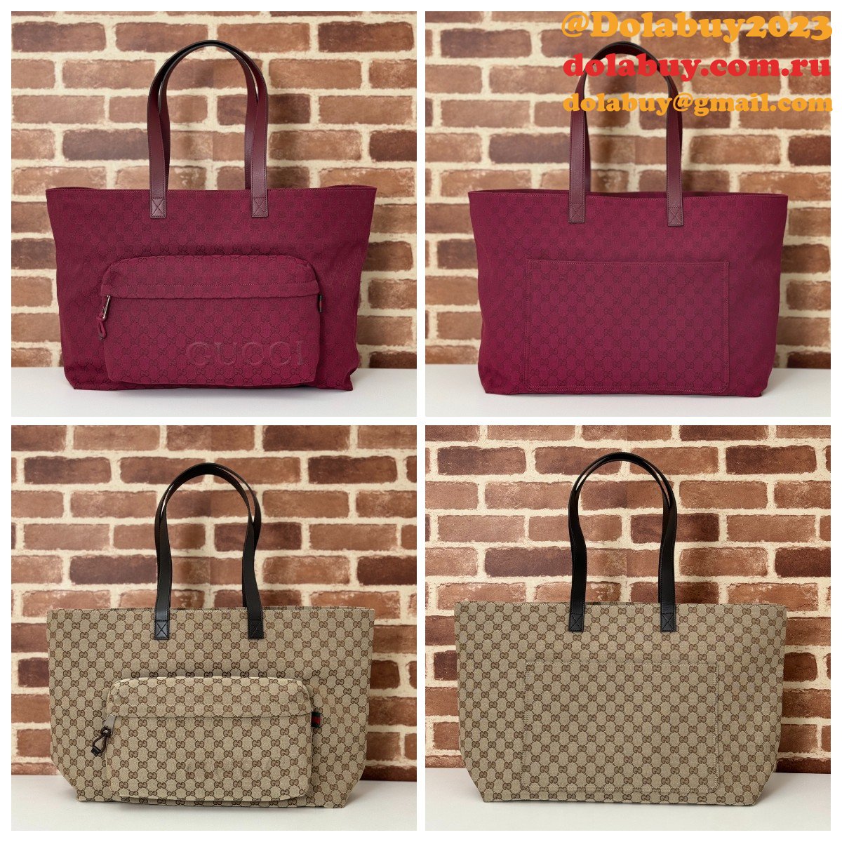 G*u*i inspired gg tote mens high quality 802166 bag