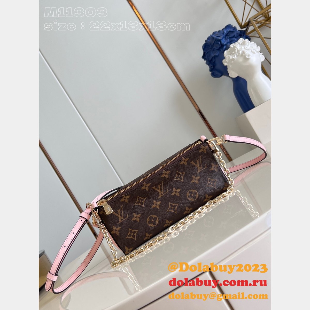 bloom pouch monogram m11303/m11672 fake l0vis Vvtt0n high bag