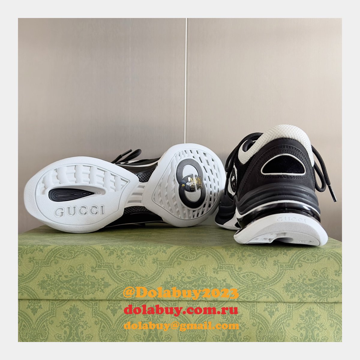 luxury designer G*u*i men run trainer shoes