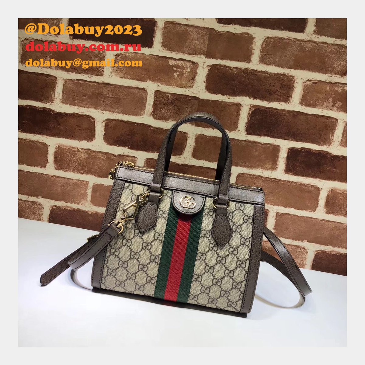 top quality G*u*i gg 547551 supreme flora ophidia small tote bag
