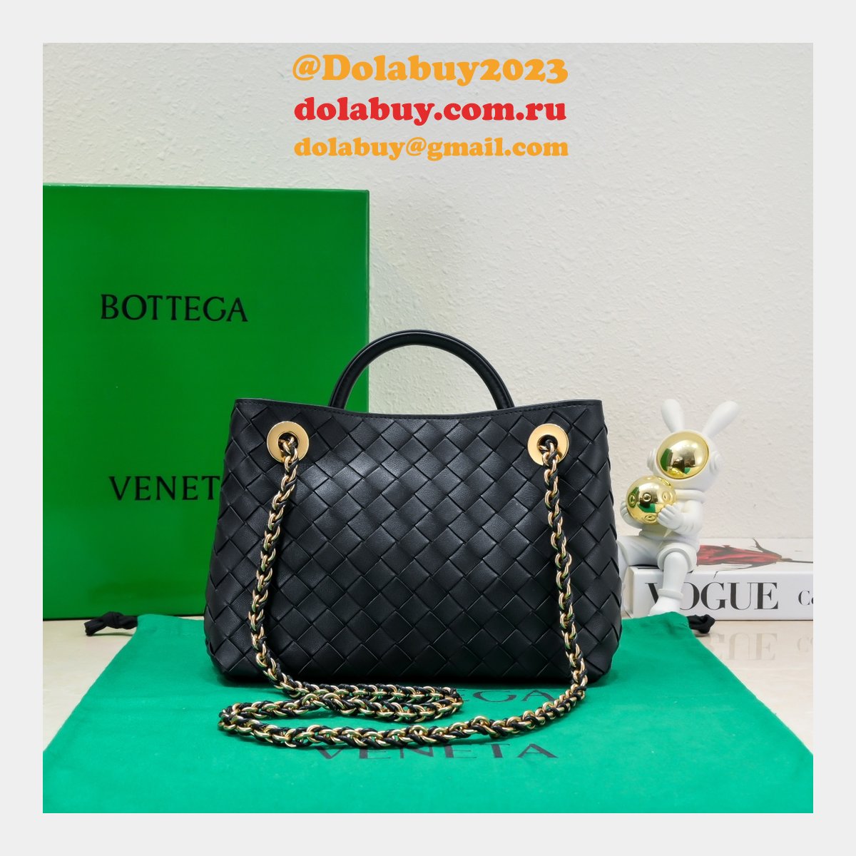 Top Quality BOTTEGA VENETA ANDIAMO small 25cm tote bag