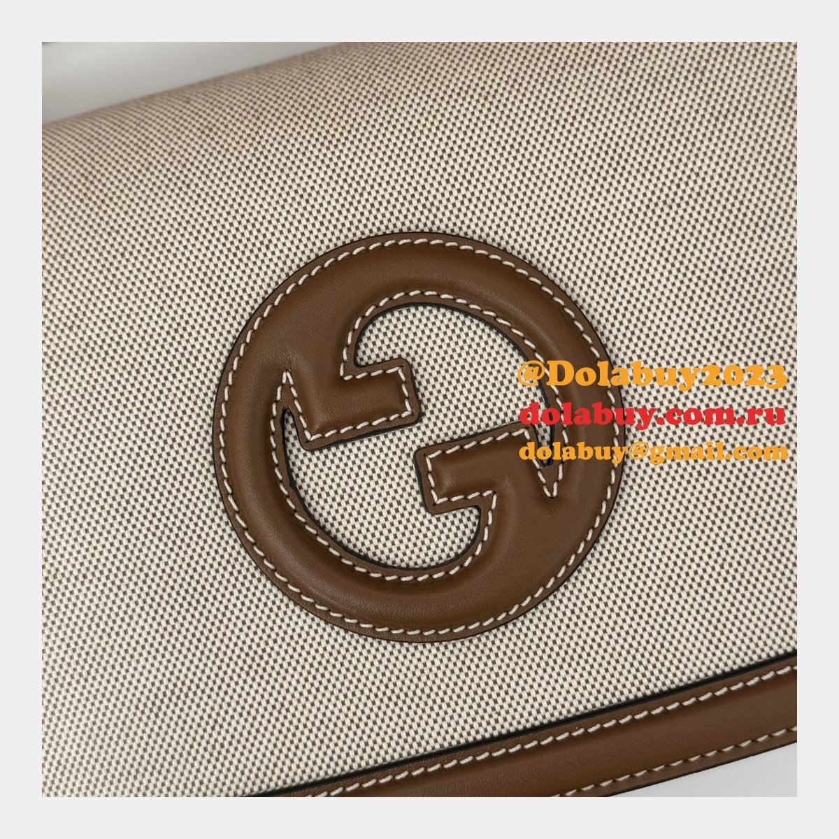 G*u*i designer 7 star 815716 blondie top handle copy bag