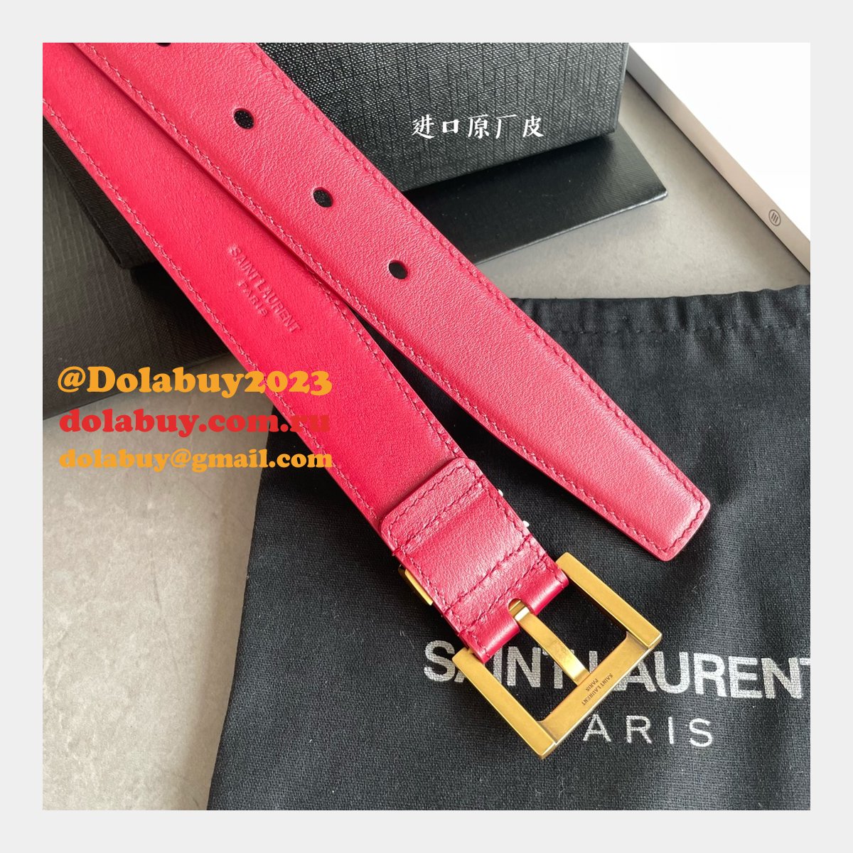 7 star best Sa1nt Lau*nt replicas belt for sale 20mm/30mm