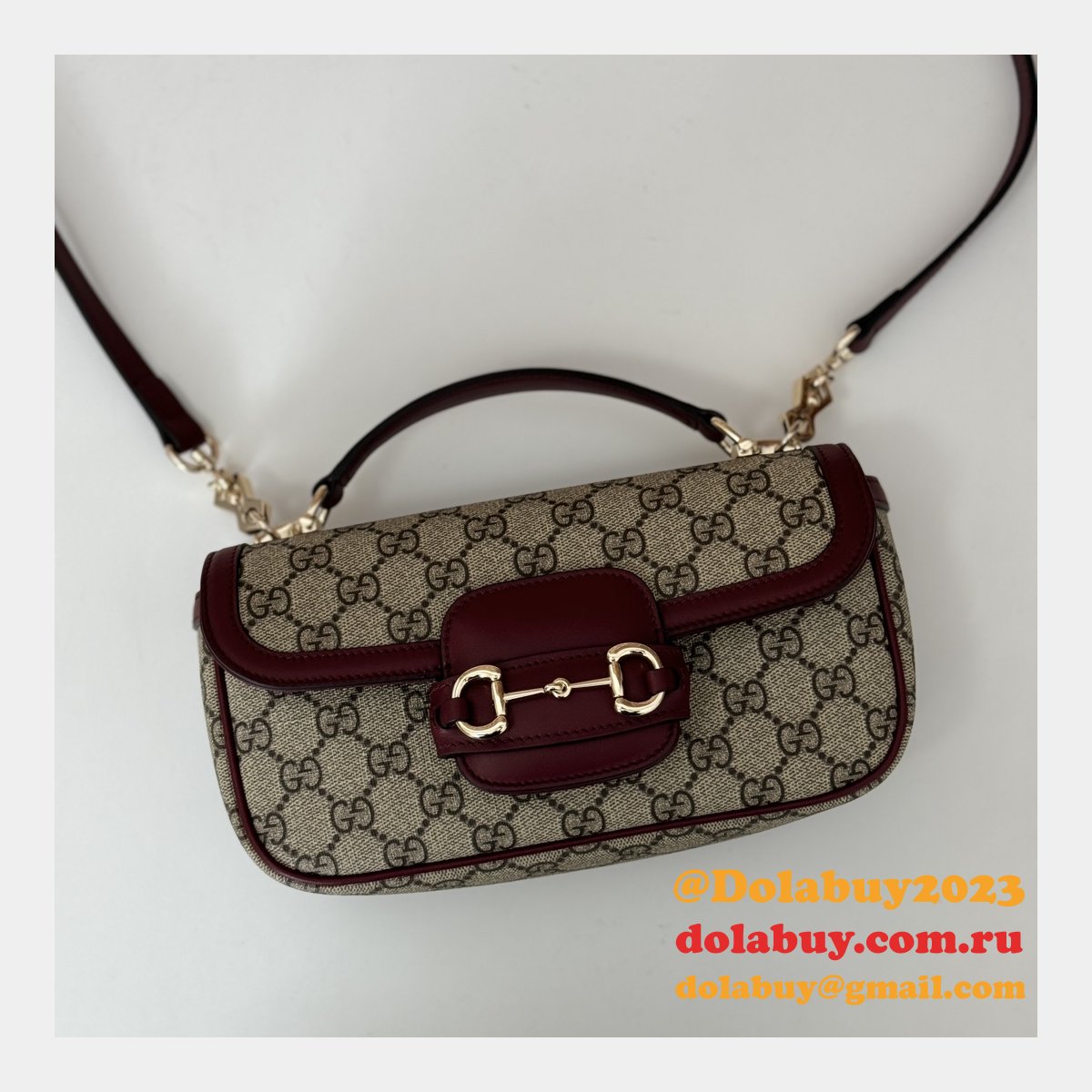 designer G*u*i horsebit duplicate shoulder 815206 7 star bag