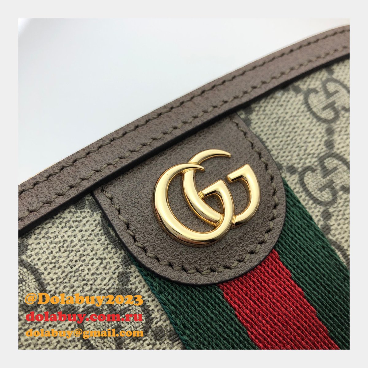 knockoff G*u*i ophidia 625551 cosmetic case 7 star gg supreme canvas