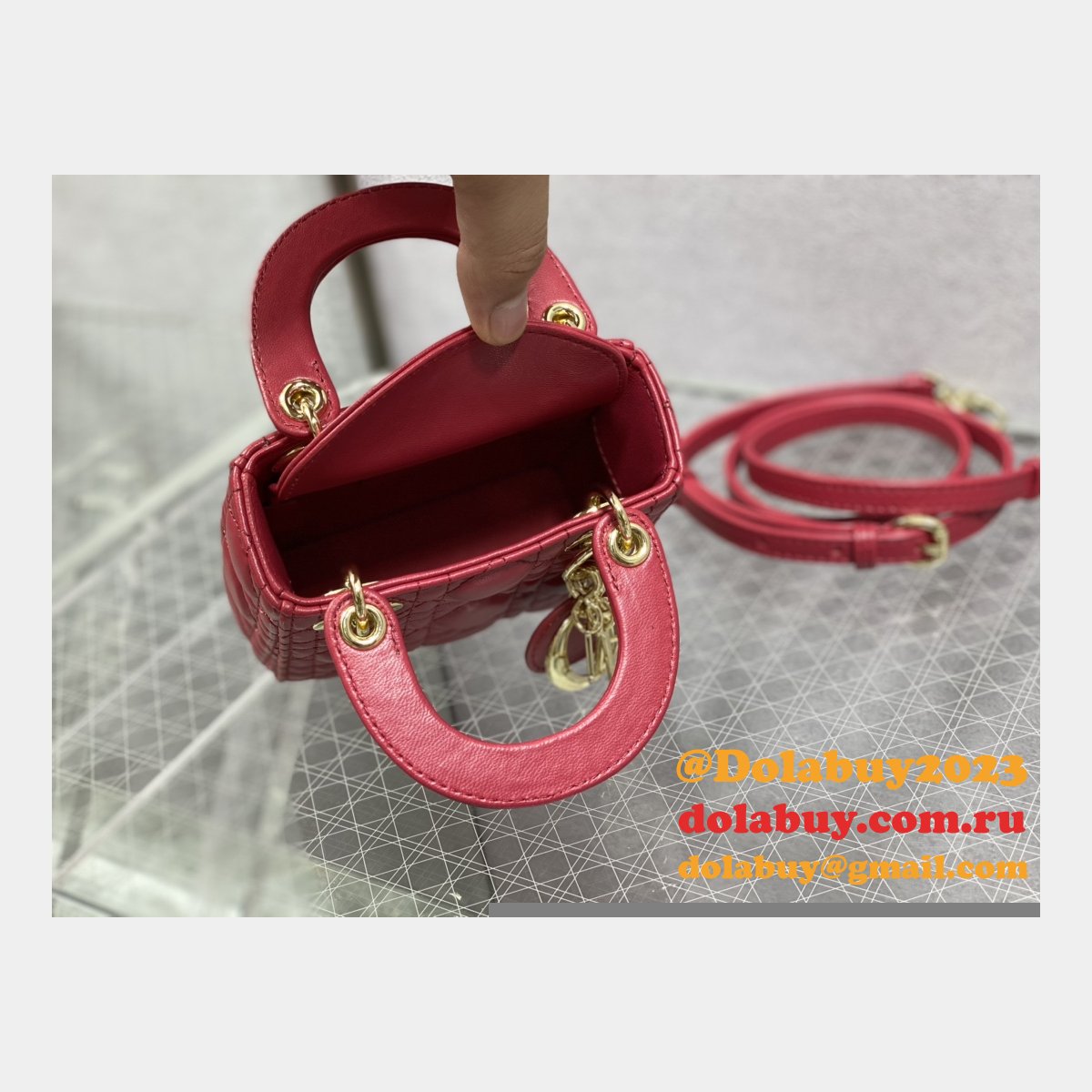 Replica Fashion Dior Micro Lady 1:1 Mirror 12CM Bag