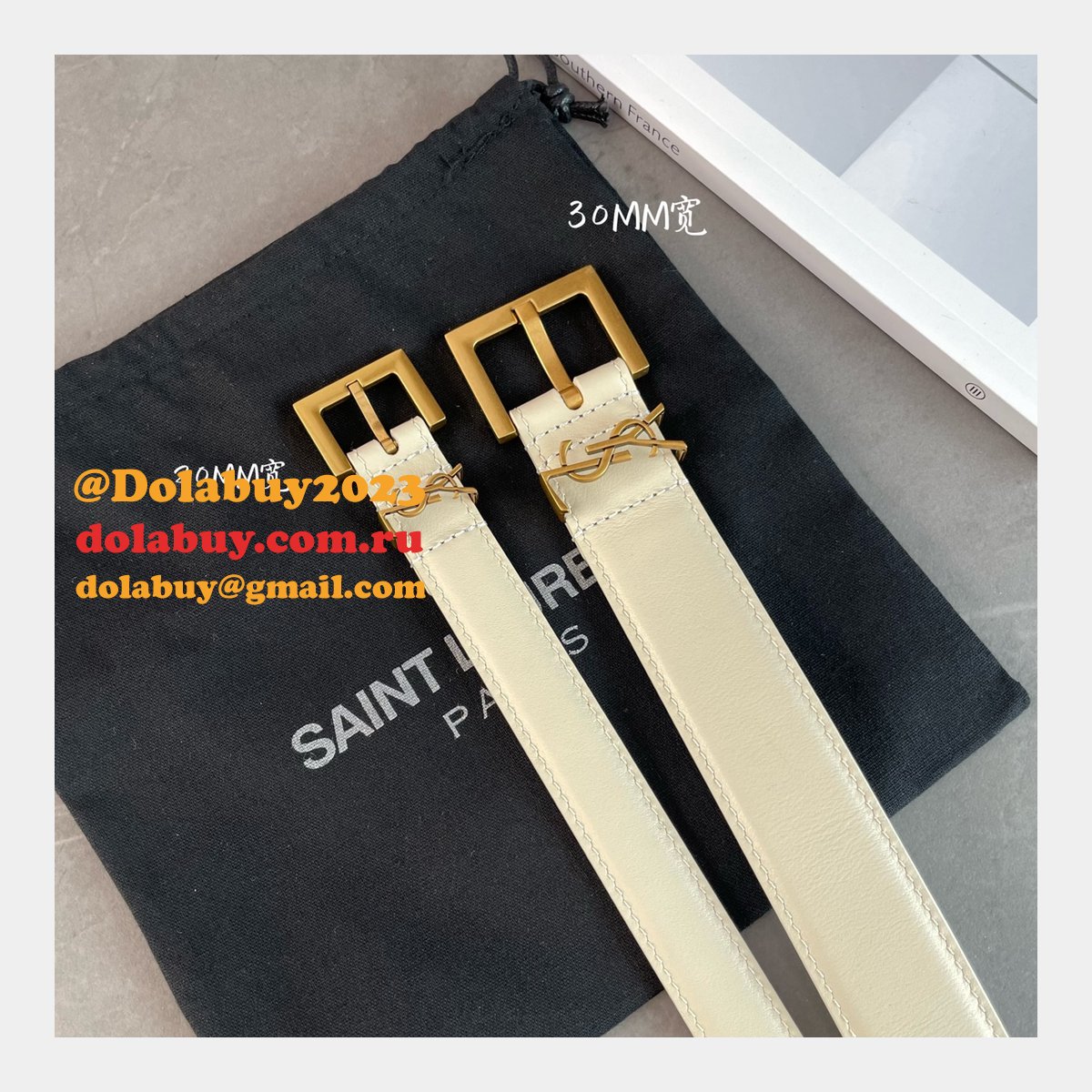 7 star best Sa1nt Lau*nt replicas belt for sale 20mm/30mm