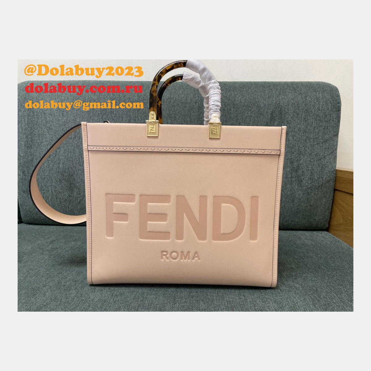 best knockoff F**di tote sunshine small handbag