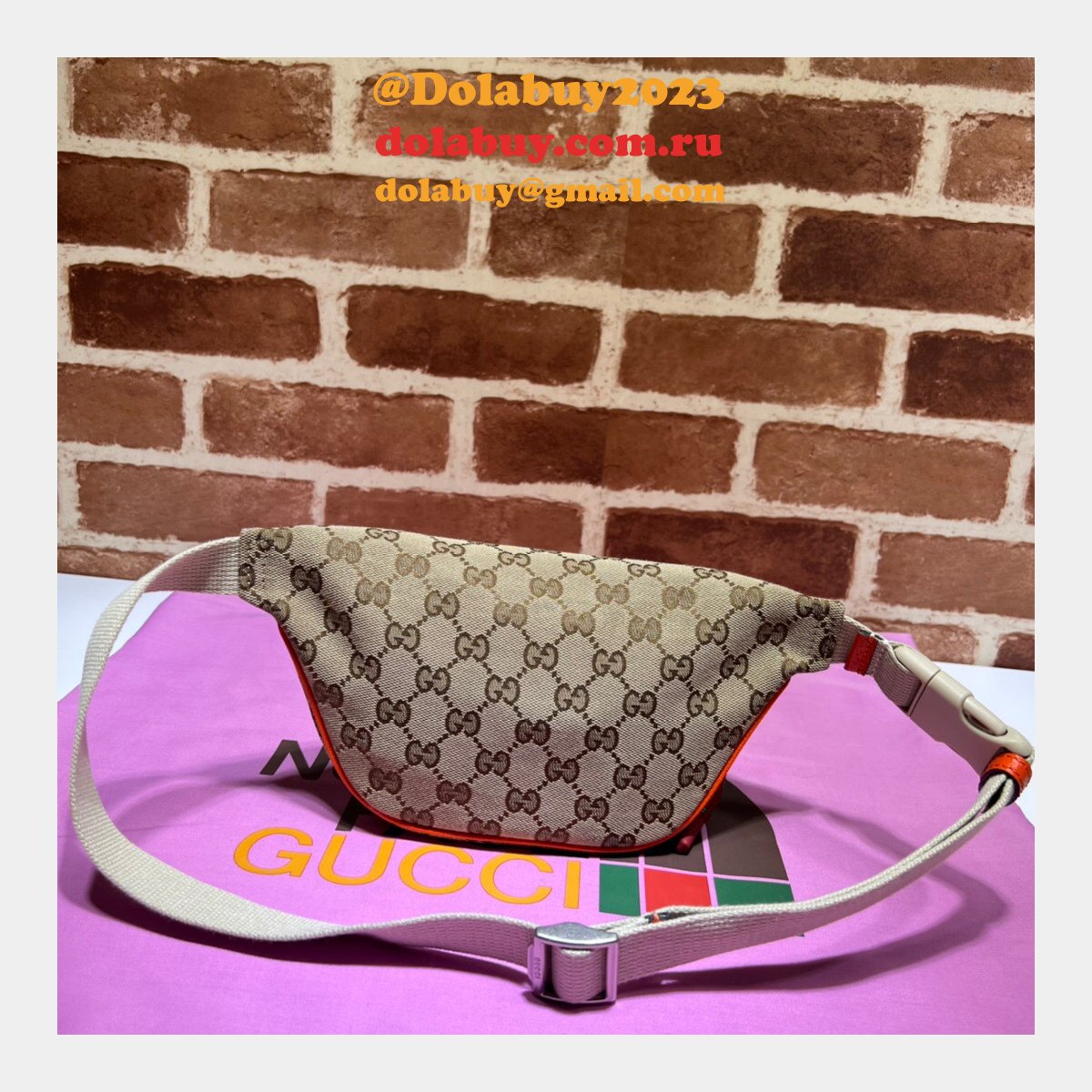 cheap replica G*u*i 650299 face x G*u*i belt bag