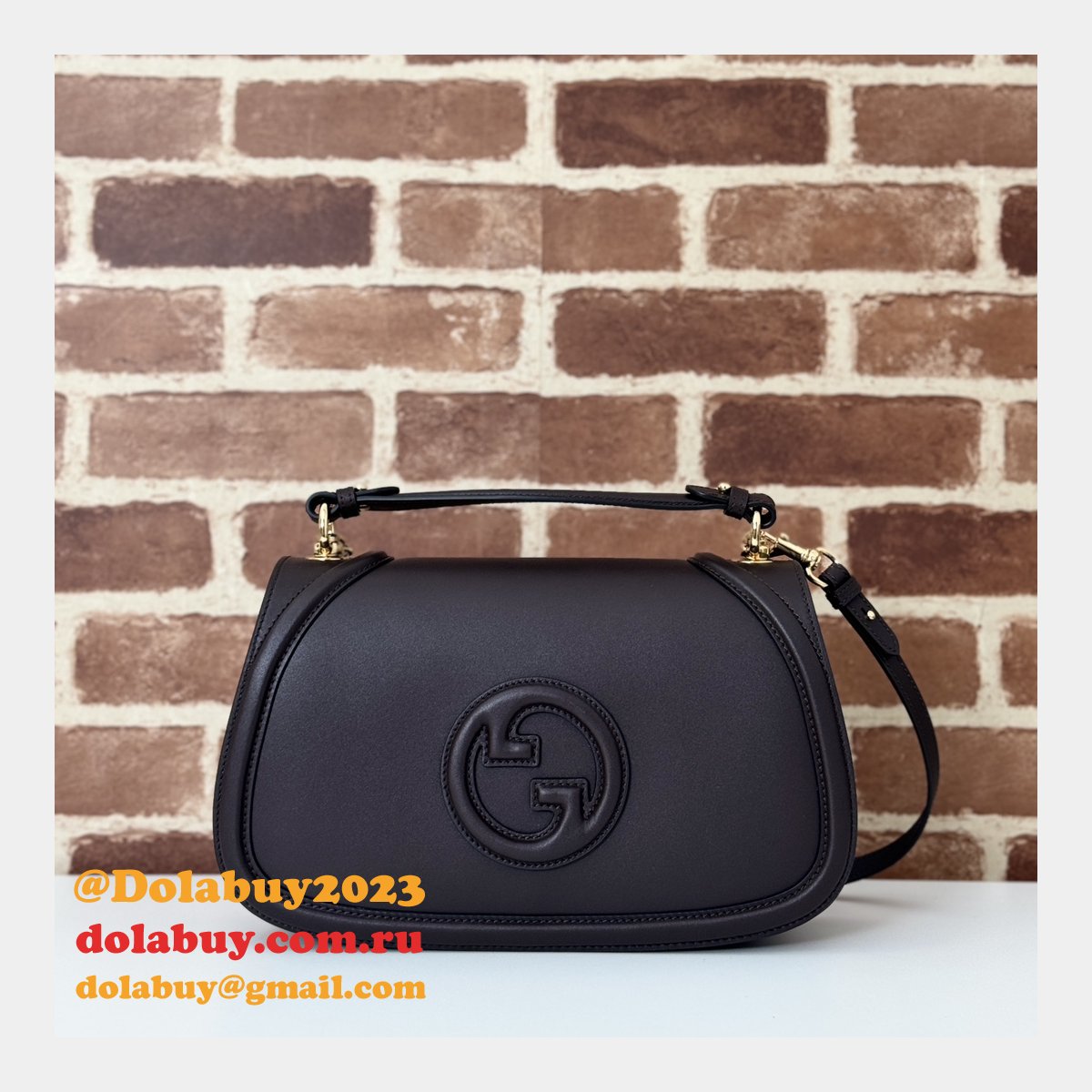 G*u*i designer 7 star 815716 blondie top handle copy bag