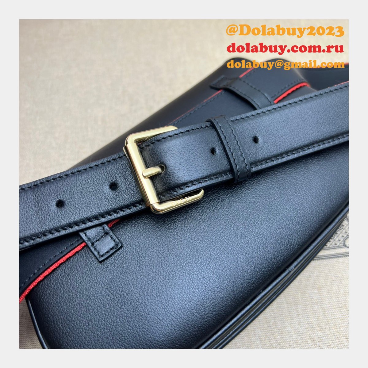high quality and low price 703807 G*u*i blondie belt bag