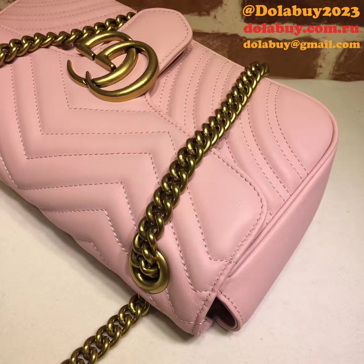 G*u*i gg marmont replica 443497 ladies shoulder bag