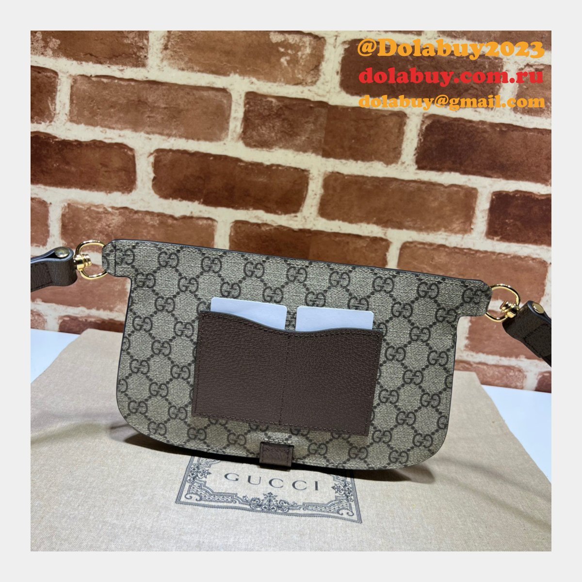 shipping G*u*i the best fake 718154 blondie belt bag