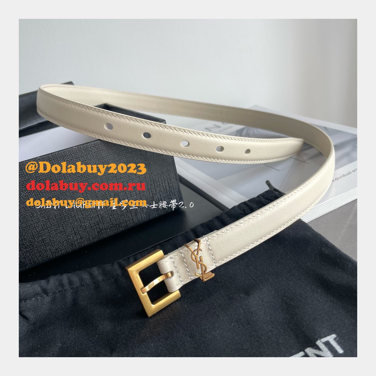 7 star best Sa1nt Lau*nt replicas belt for sale 20mm/30mm