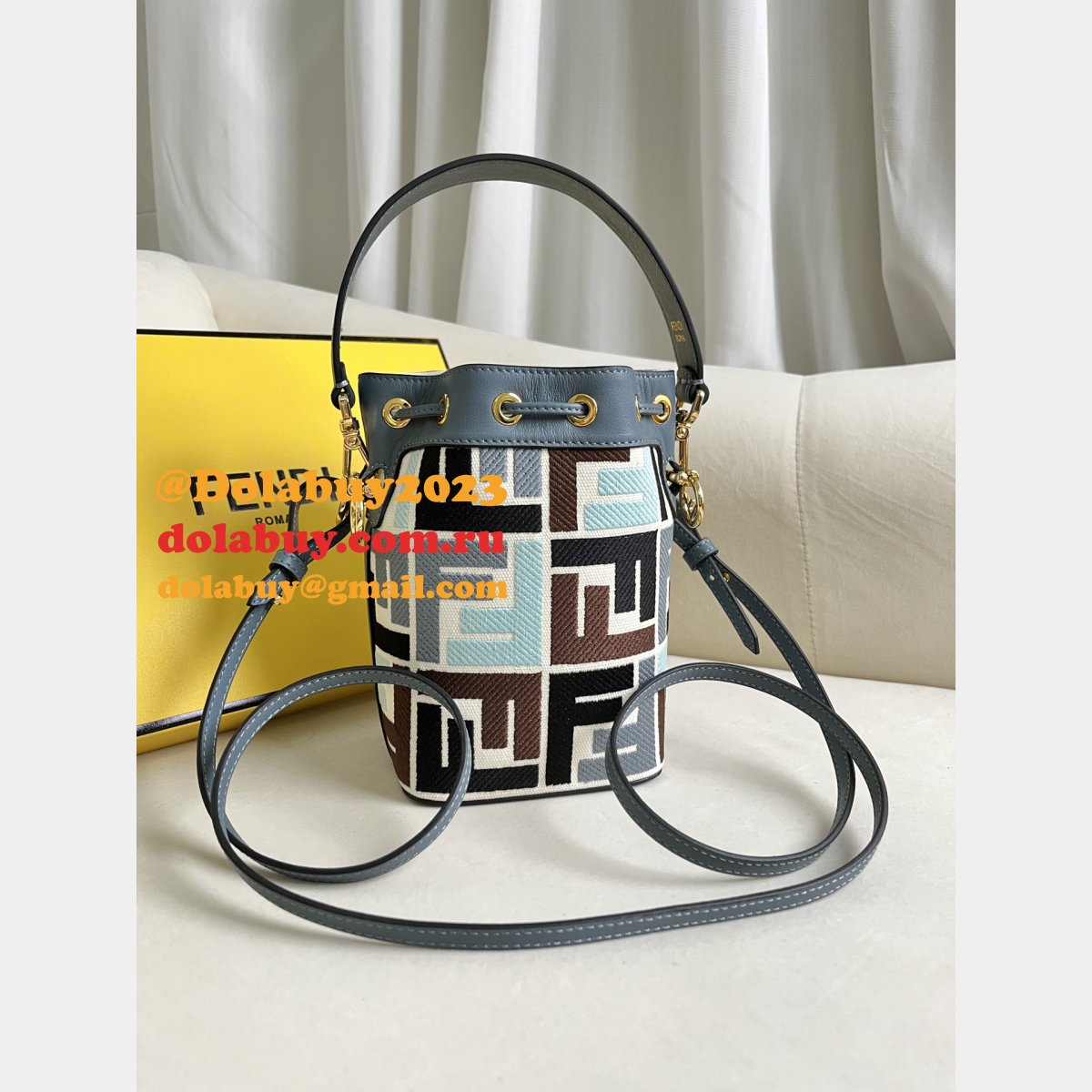top quality wholesale F**di mon tresor ff small bucket bag