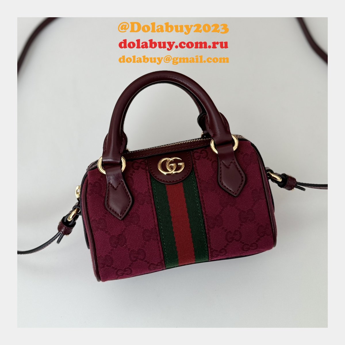 G*u*i knockoff 781490 ophidia super ebony supreme bag