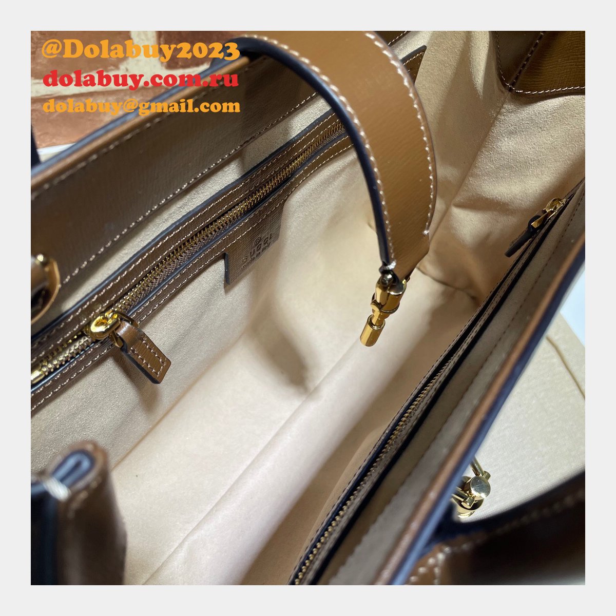 high quality replica G*u*i 649016 jackie 1961 medium tote leather bag