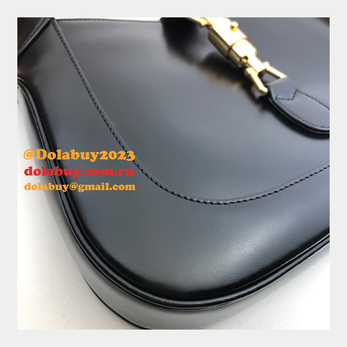 designer replica G*u*i jackie 1961 hobo bag 636709 leather