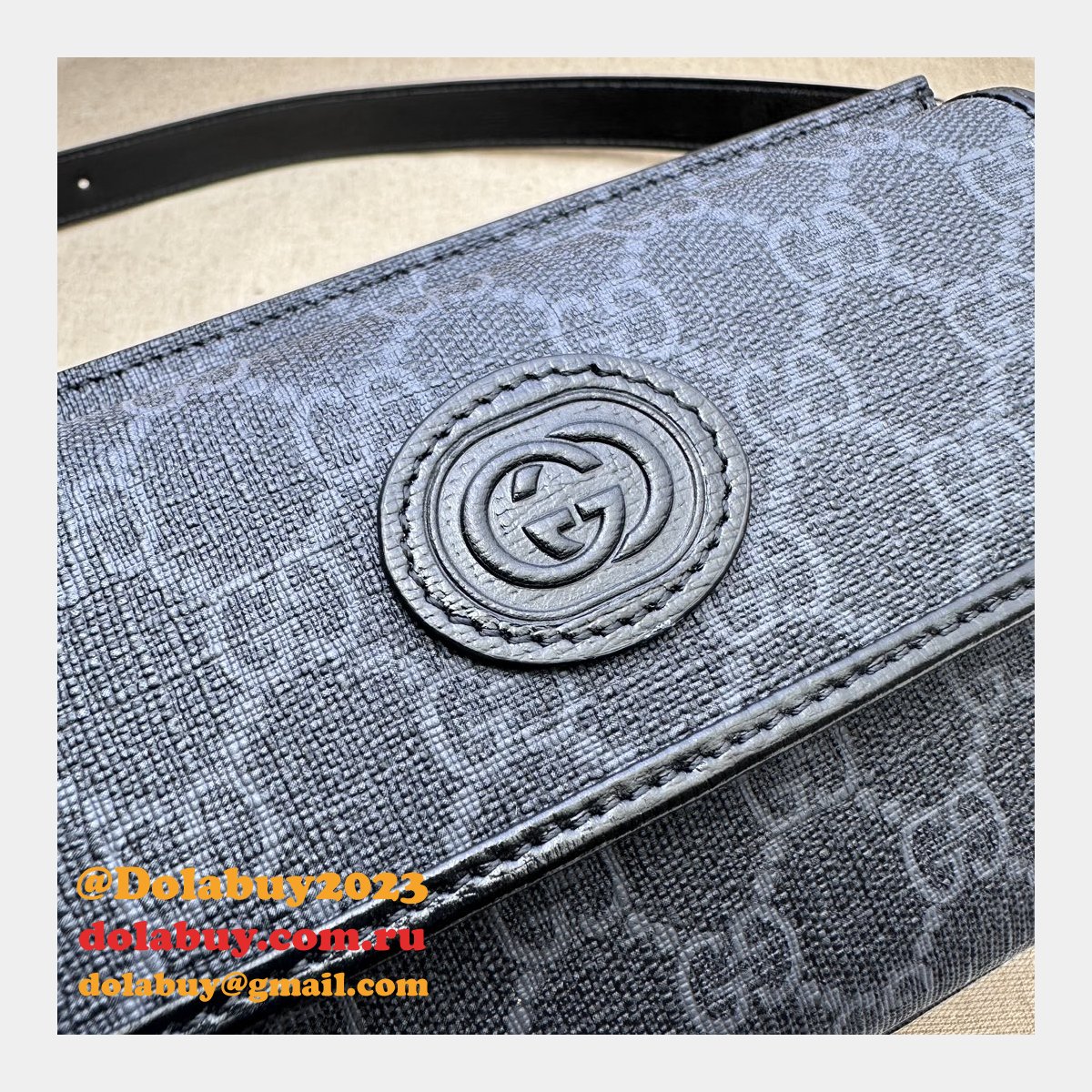 designer interlocking g G*u*i replica gg belt 746300 bags