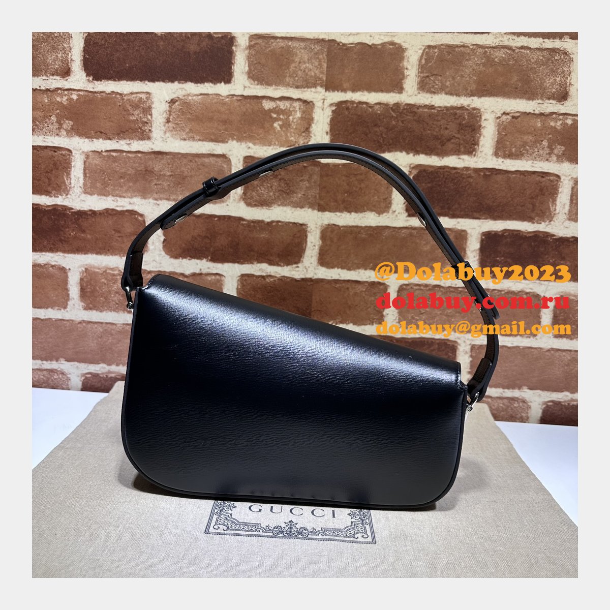G*u*i copy horsebit 1955 764155 shoulder 1:1 mirror bag