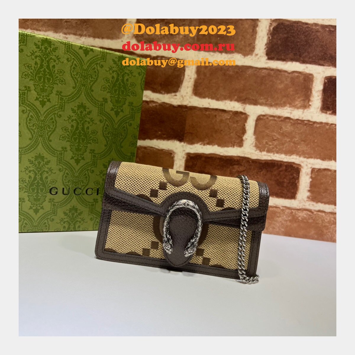 G*u*i top quality dionysus 476432 gg supreme super replica bag