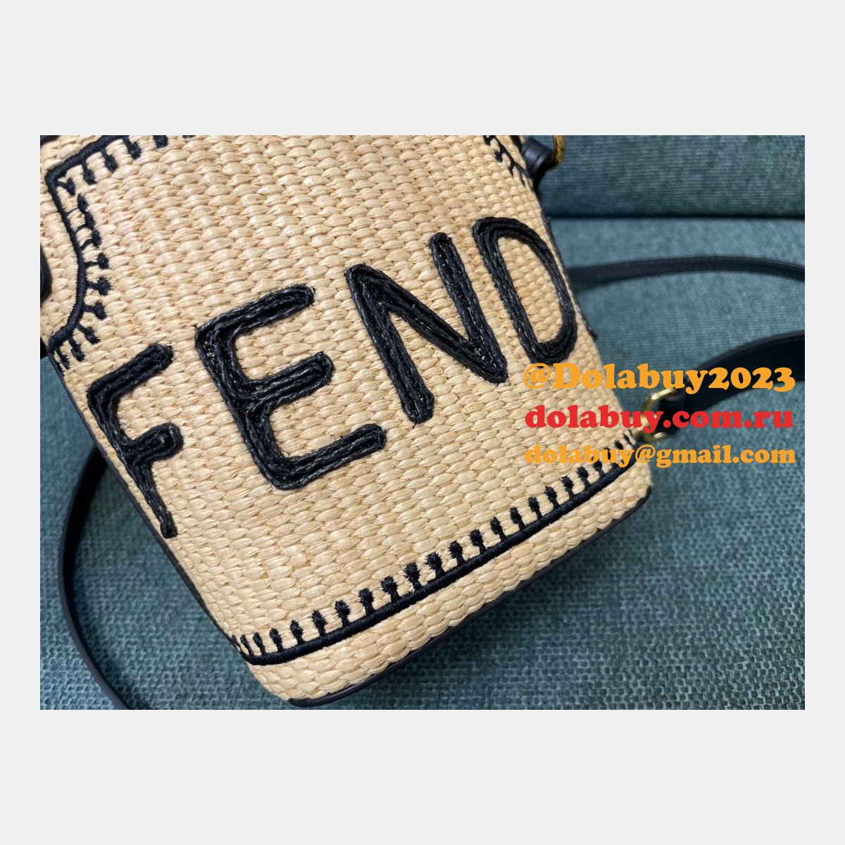 best top F**di mini bucket replicas bag
