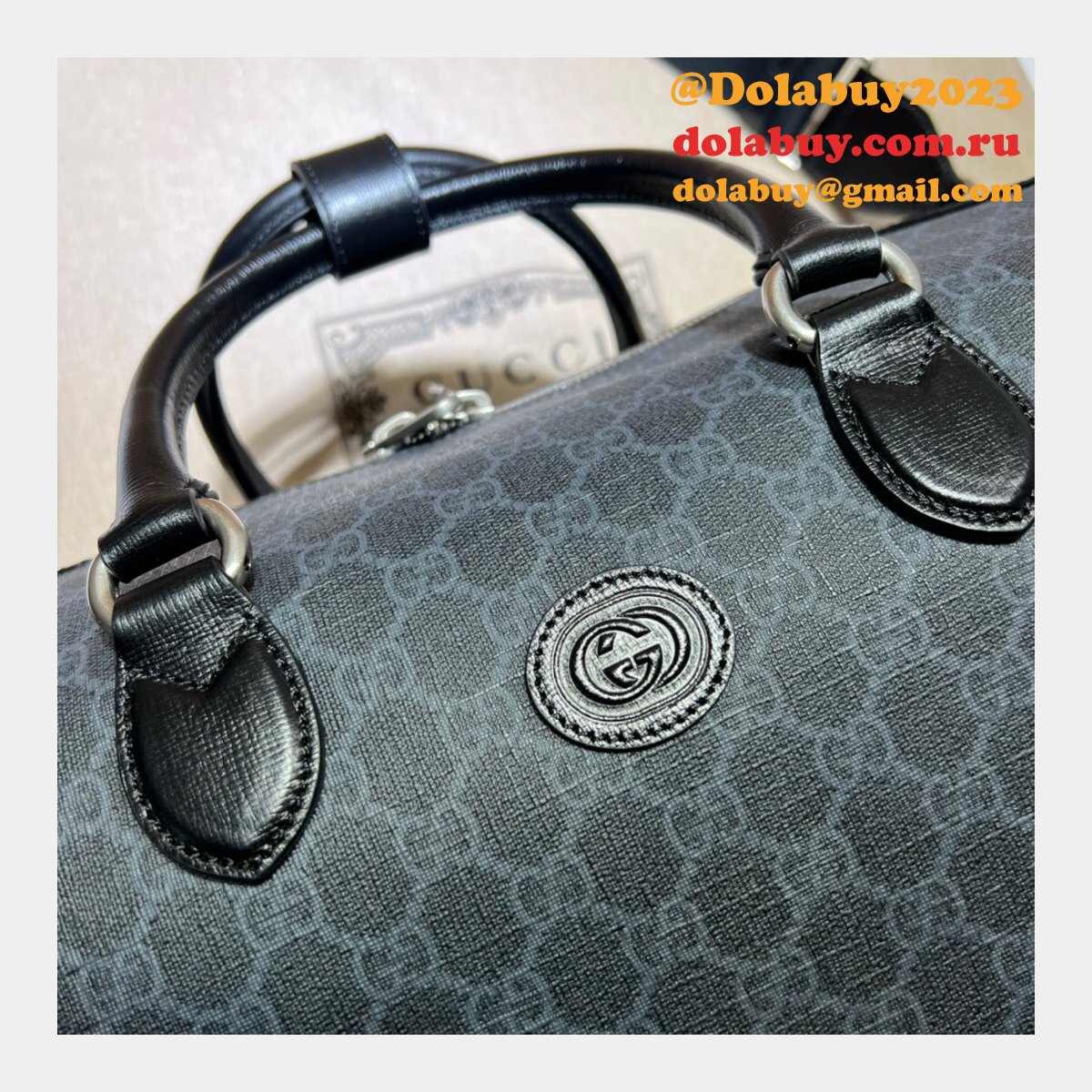 replicas G*u*i 696014 duffle interlocking g gg supreme bag