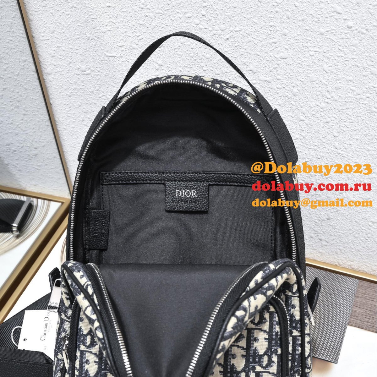 Designer CHRISTIAN DIOR SLING Rider men bag
