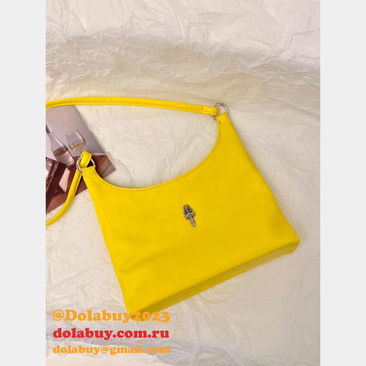 designer Ch*0me He**ts replica cheap viv silver hardware bags