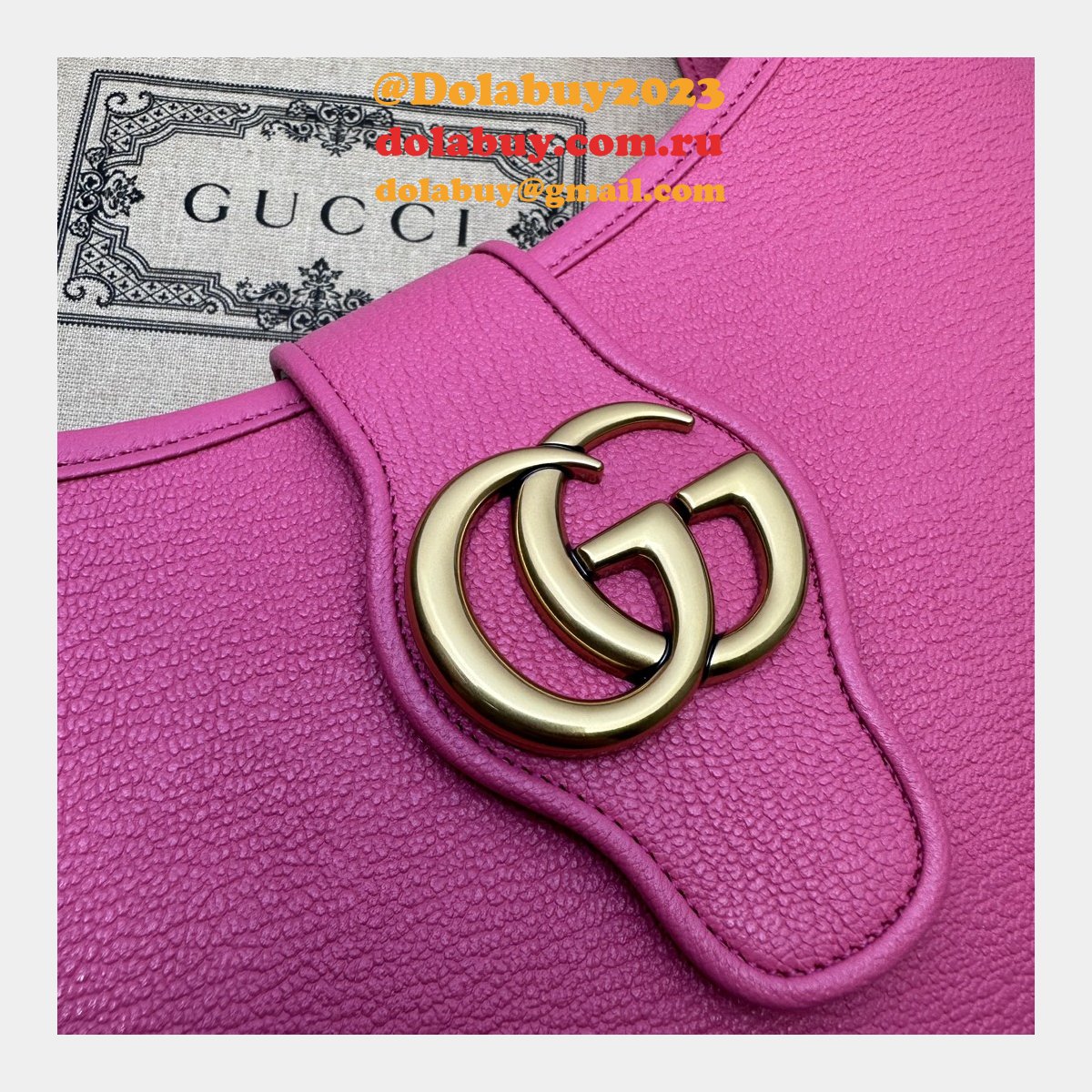 G*u*i inspired aphrodite half 726274 replica shoulder bag