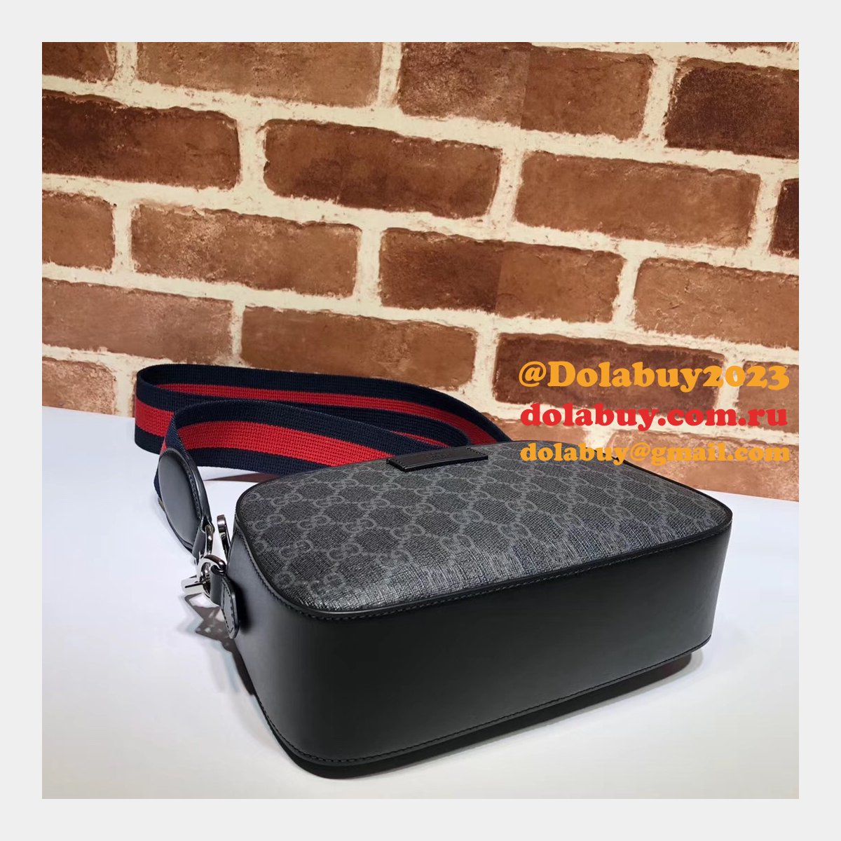 cheap G*u*i 574886 top quality gg black shoulder bag
