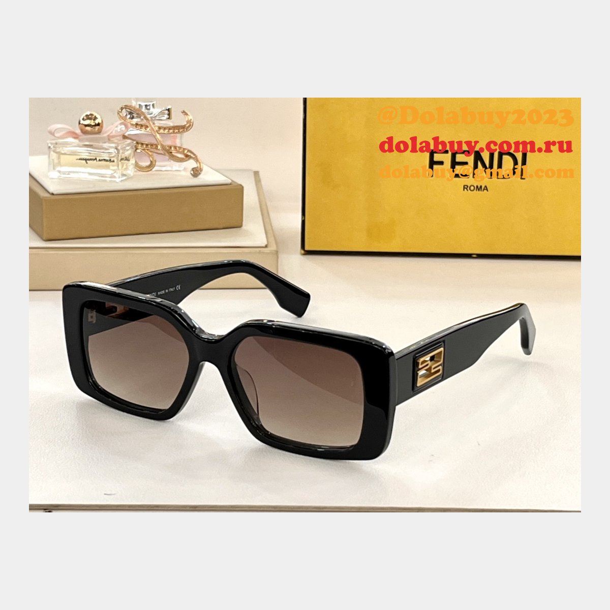 F**di inspired original fd50072l /40128i high quality replica sunglasses