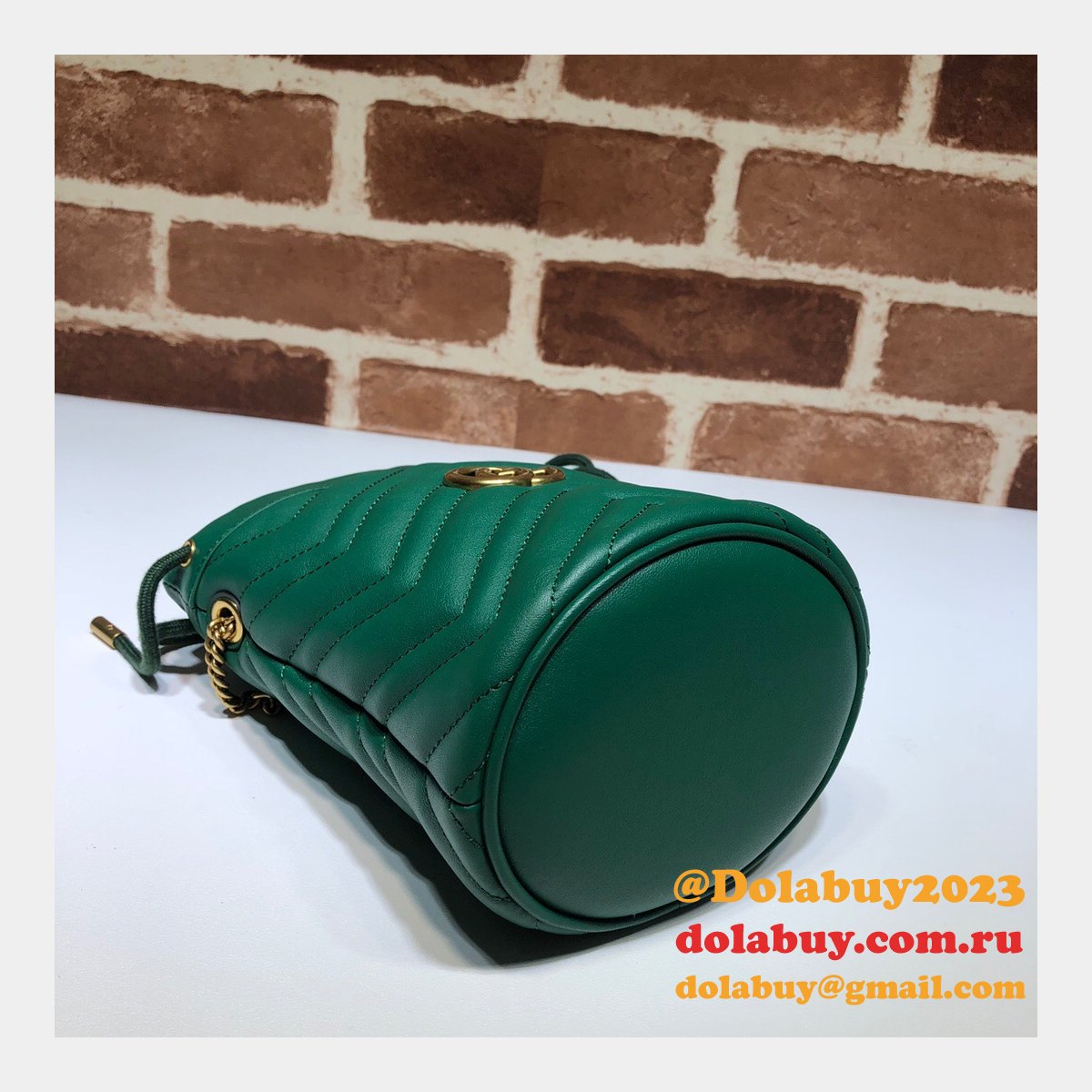 G*u*i replica 7 star gg marmont mini bucket 575163 bag