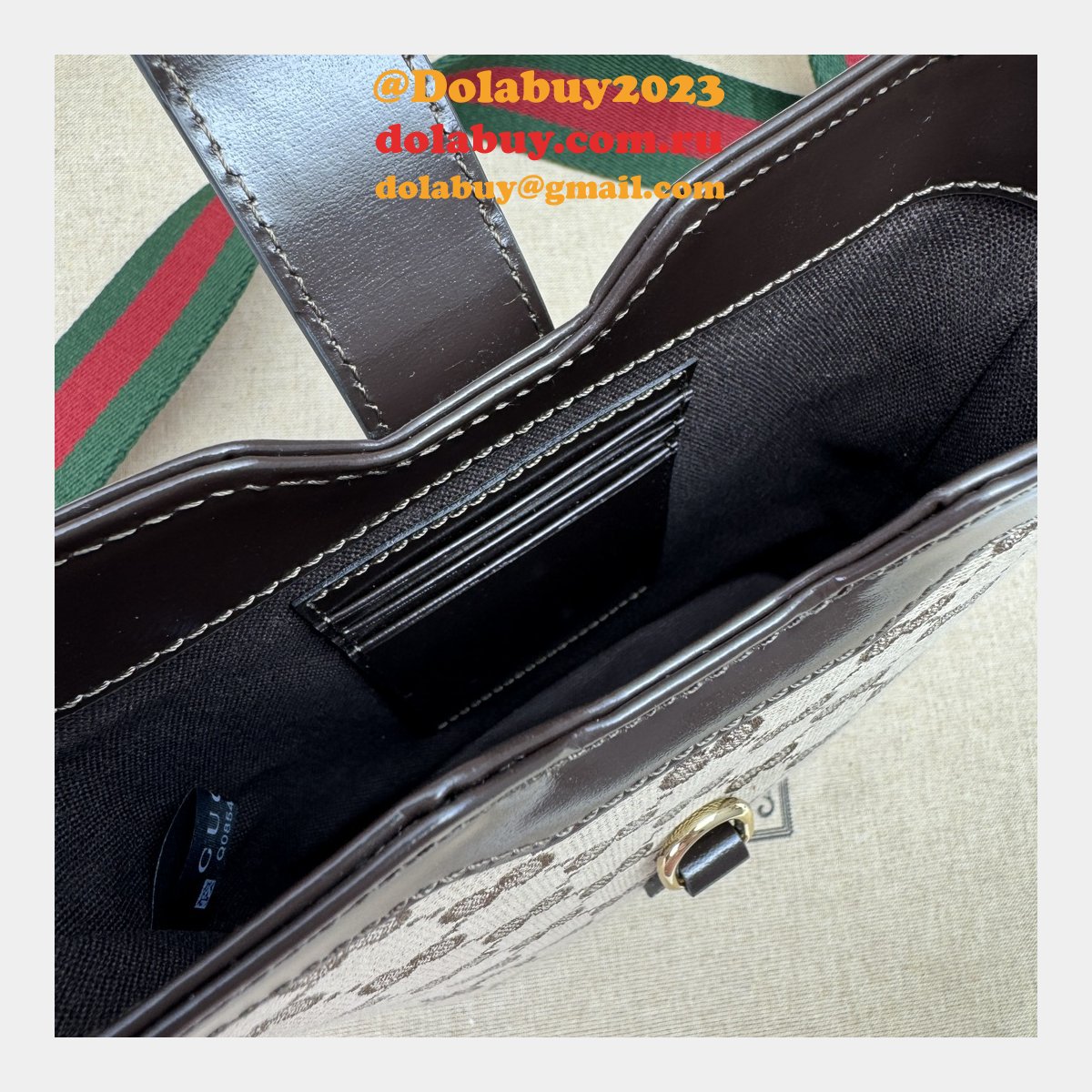 original gg small 782919 G*u*i designer fake bucket bag
