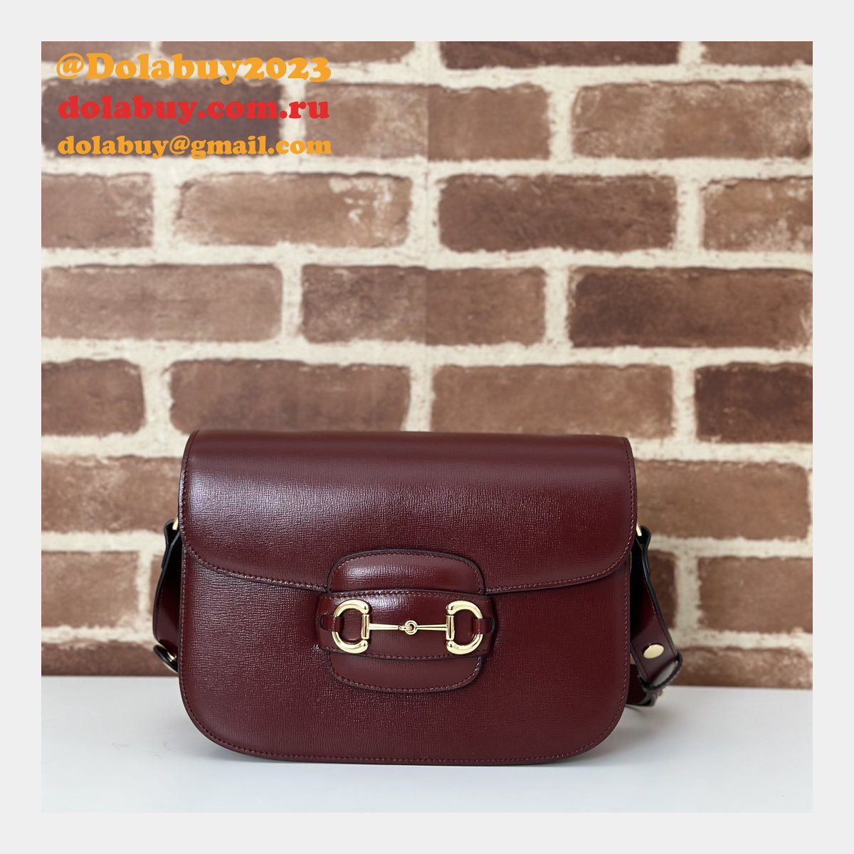 gg supreme duplicate G*u*i 1955 horsebit shoulder 602204 bag