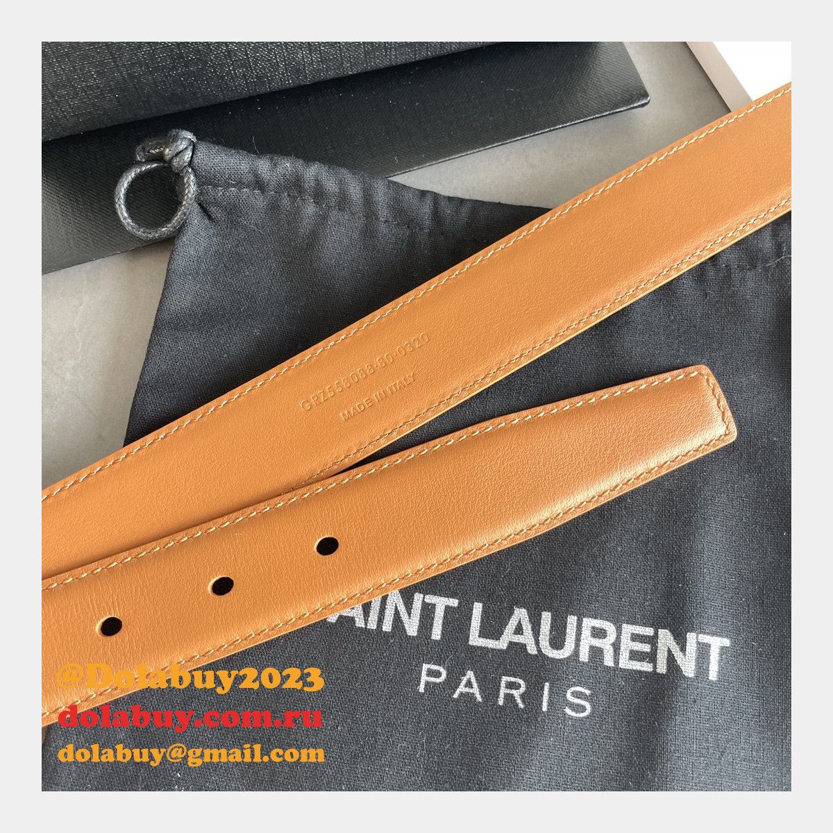 7 star best Sa1nt Lau*nt replicas belt for sale 20mm/30mm