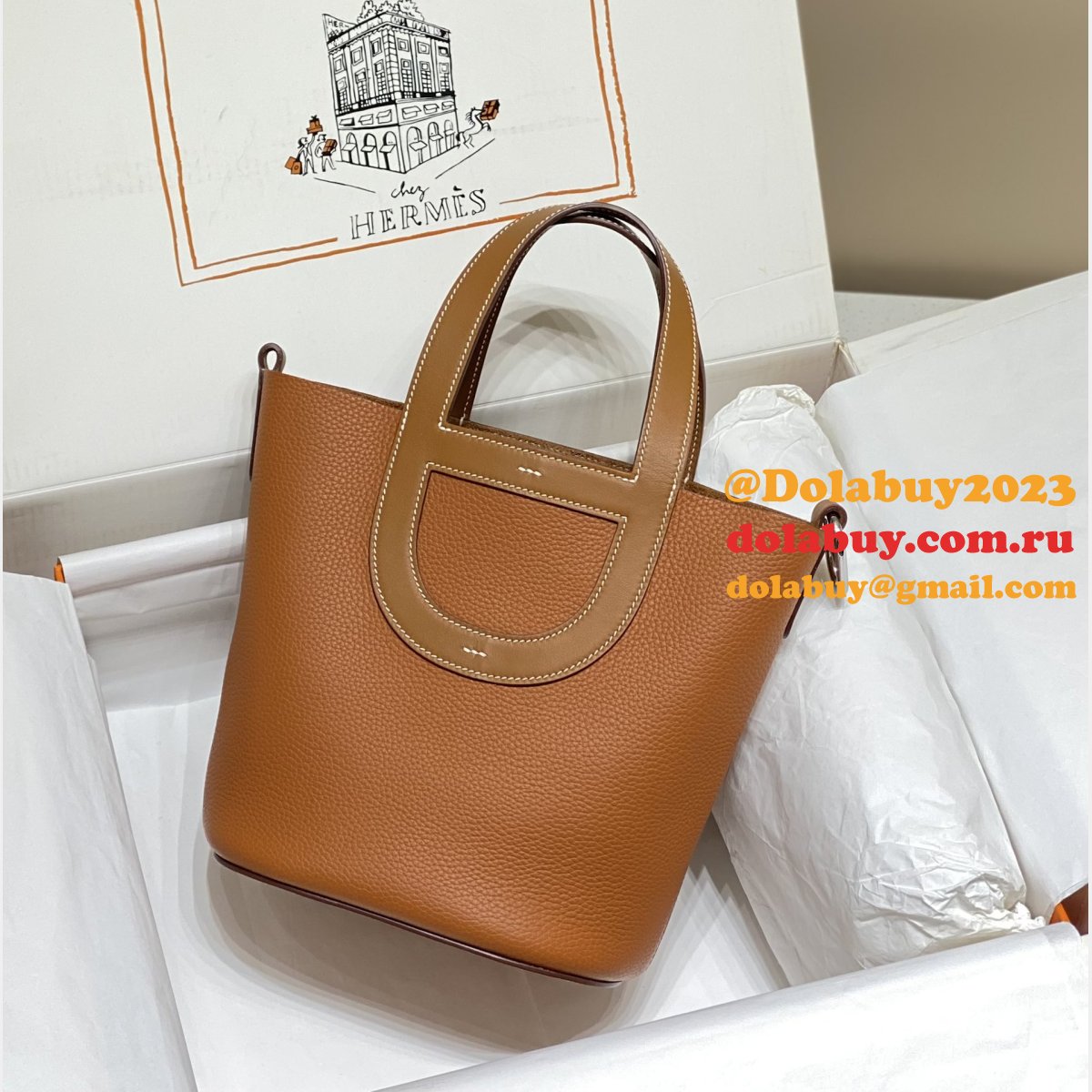 1:1 Mirror hermes IN THE LOOP PICOTIN 18 bag
