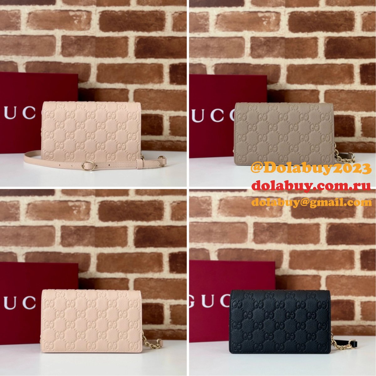 1:1 mirror G*u*i gg emblem super 818705 shoulder inspired bag