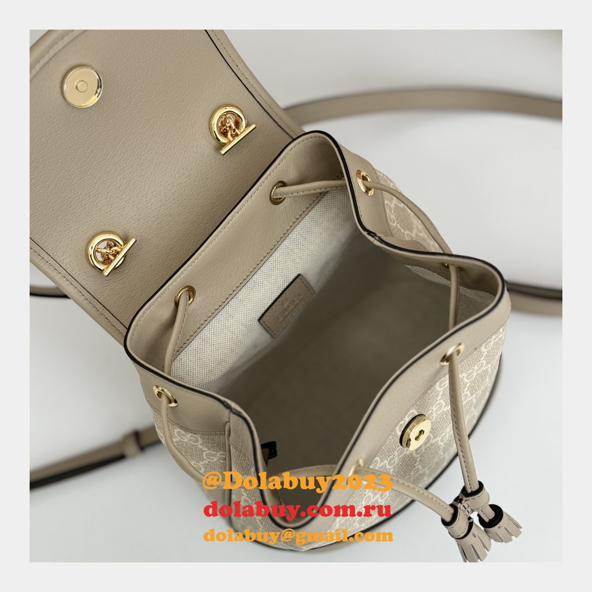 ophidia G*u*i backpack ebony supreme #795221 replica handbag