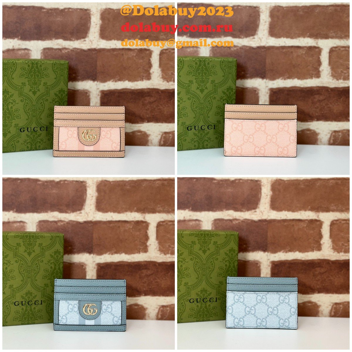 gg supreme ophidia duplicate card case 523159 inspired G*u*i bag