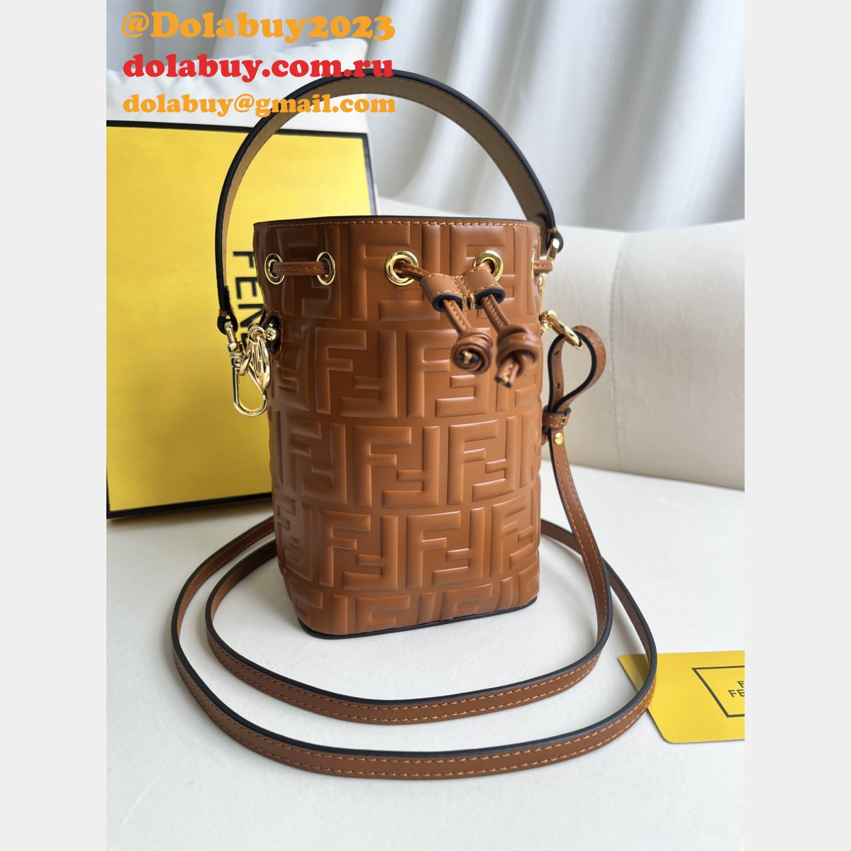 top quality wholesale F**di mon tresor ff small bucket bag
